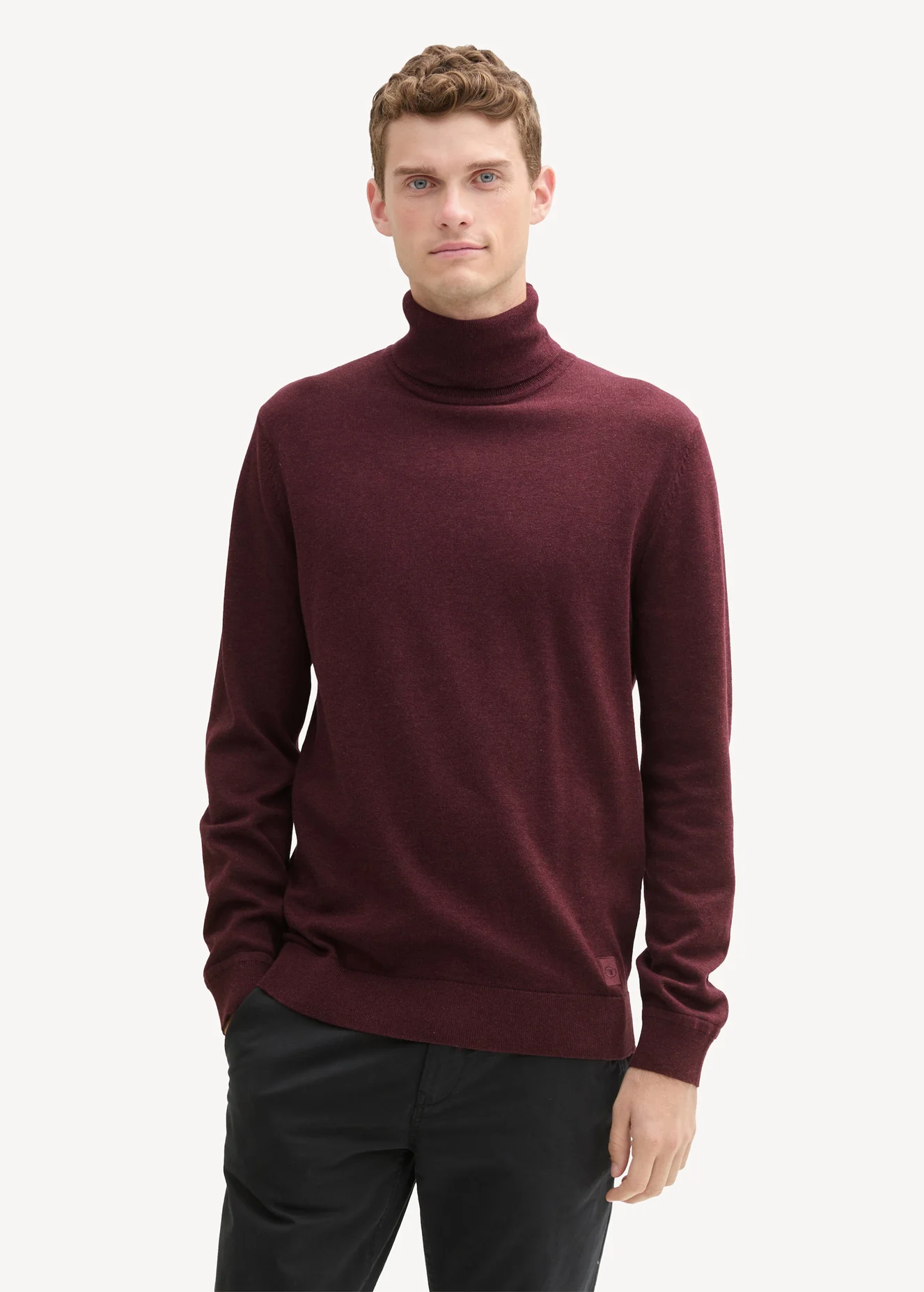Tom Tailor Turtleneck Grape Red Melange