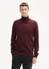 Tom Tailor Turtleneck Grape Red Melange