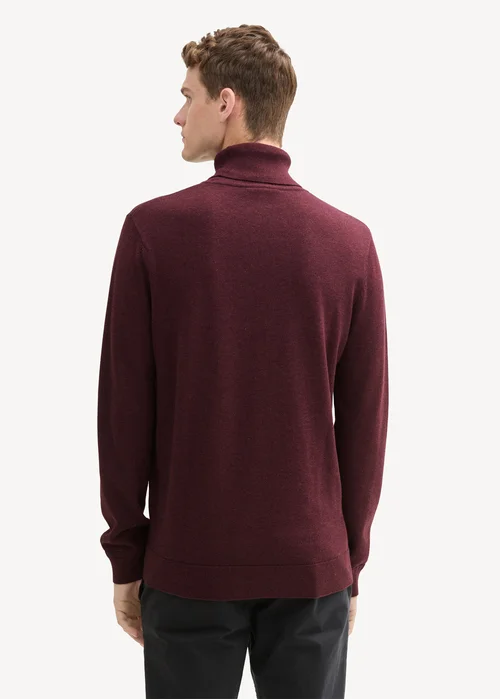 Tom Tailor Turtleneck Grape Red Melange