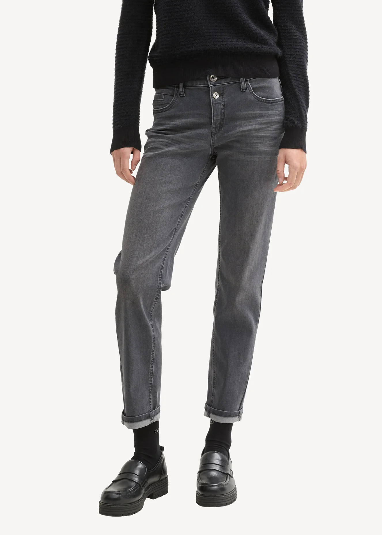 Tom Tailor 5 Pocket Jeans Grey Denim