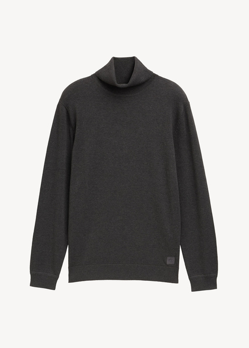 Tom Tailor Turtleneck Black Grey Melange - 1042456-10617