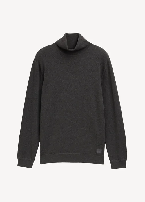 Tom Tailor Turtleneck Black Grey Melange