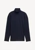 Tom Tailor Long Sleeved Shirt With Turtleneck Sky Captain Blue