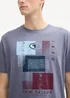 Tom Tailor T Shirt With Print Dove Grey