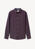 Tom Tailor Regular Fit Shirt With Structure Purple Diagonal Structure - 1043809-36679