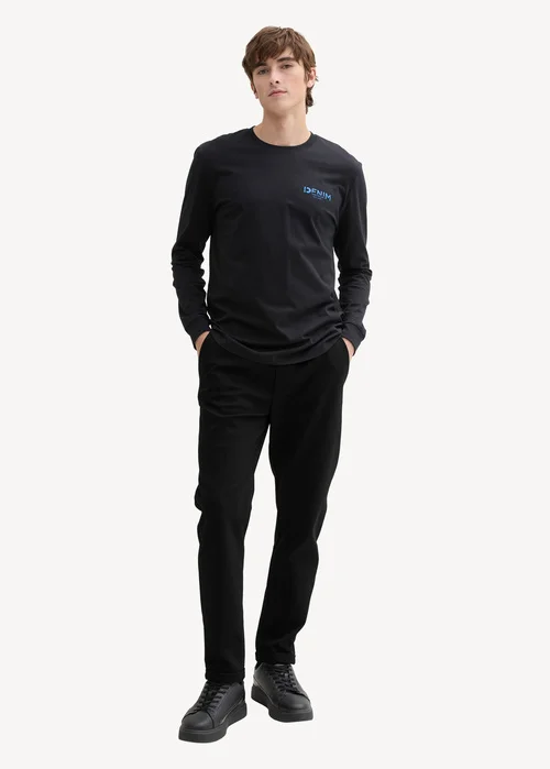 Denim Tom Tailor Regular Tapered Joggers Black