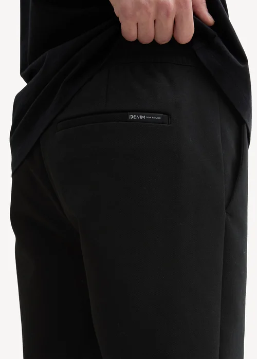 Denim Tom Tailor Regular Tapered Joggers Black