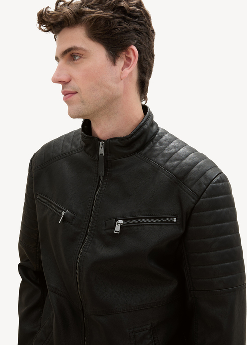 Tom Tailor Moto Jacket Black - 1041325-29999