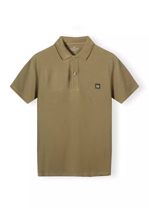 Cross Jeans Polo Tee Khaki 002 - 16027-002