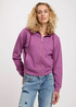 Cross Jeans Zip Hoodie Purple Sage 569 - 65423-569