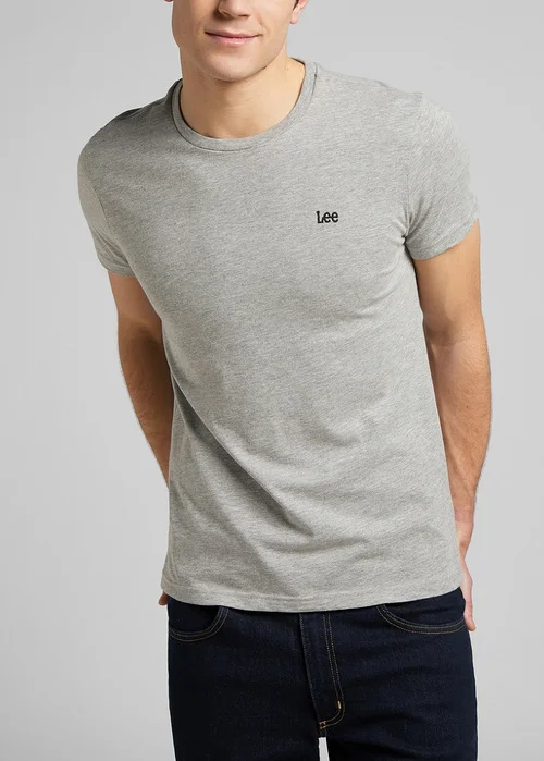 Lee Twin Pack Crew Blackgrey L64ncese