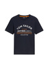 Tom Tailor C Neck Logo T Shirt Sky Captain Blue - 1044031-10668