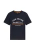 Tom Tailor C Neck Logo T Shirt Sky Captain Blue