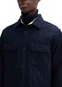 Tom Tailor Quilted Overshirt Sky Captain Blue