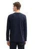 Tom Tailor Long Sleeved Shirt With Organic Cotton Sky Captain Blue