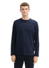 Tom Tailor Long Sleeved Shirt With Organic Cotton Sky Captain Blue - 1044011-10668