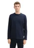 Tom Tailor Long Sleeved Shirt With Organic Cotton Sky Captain Blue