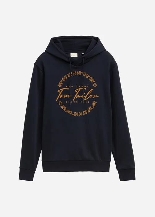 Tom Tailor Hoodie Print Sky Captain Blue