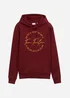 Tom Tailor Hoodie Print Burgundy Dark Red