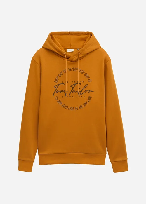 Tom Tailor Hoodie Print Peanut Butter Brown