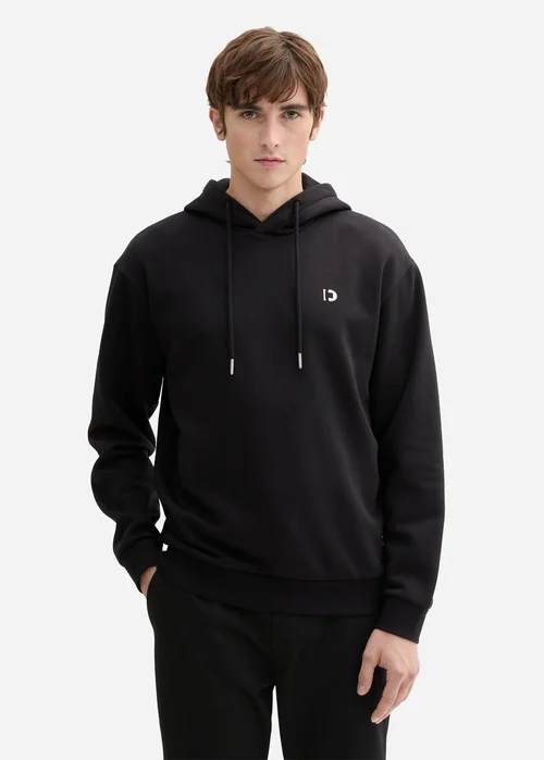 Tom Tailor Hoodie With Logo Details Black