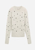 Tom Tailor Knitted Jumper With Heart Embroidery Beige Heart Embroidery - 1043982-37044