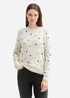 Tom Tailor Knitted Jumper With Heart Embroidery Beige Heart Embroidery - 1043982-37044