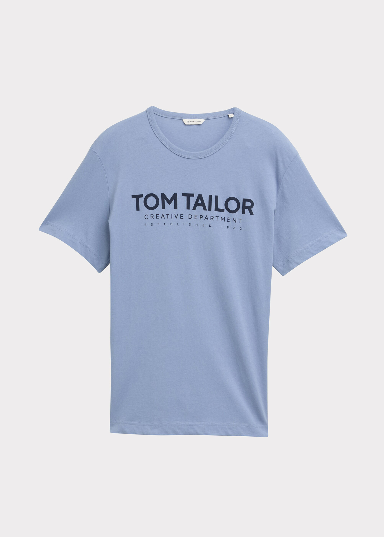 Tom Tailor C Neck T Shirt Dove Blue