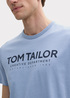 Tom Tailor C Neck T Shirt Dove Blue - 1045940-37533