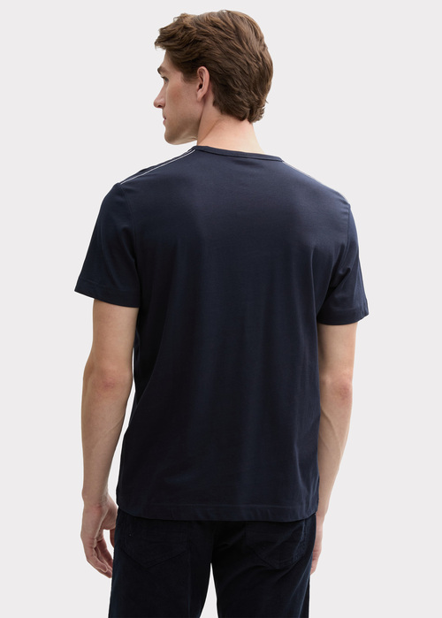 Tom Tailor C Neck T Shirt Sky Captain Blue - 1045940-10668