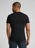 Lee Twin Pack Crew Tee Black White