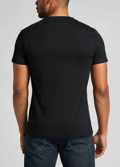 Lee Twin Pack Crew Tee Black White