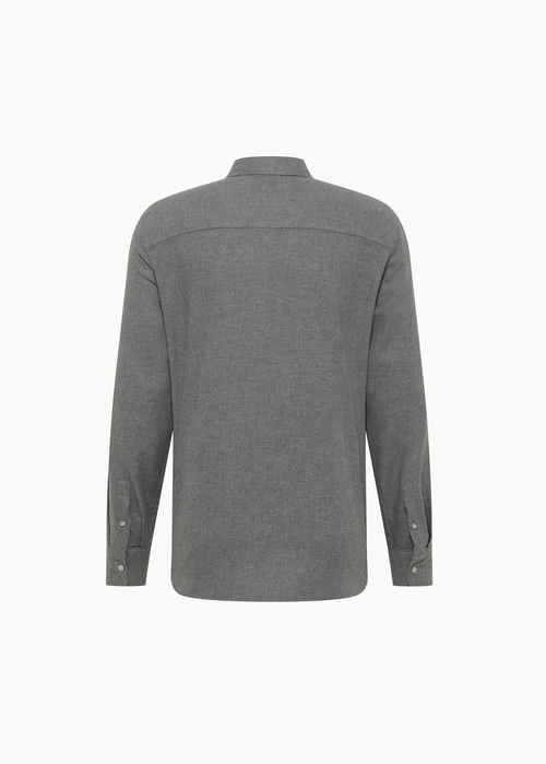 Mustang Eastbridge Shirt Mid Grey Mlange - L736OPKL