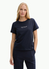 Tom Tailor C Neck T Shirt Real Navy Blue - 34229-529