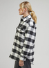 Lee Quilted Overshirt Charcoal Check - LQ34KQA75