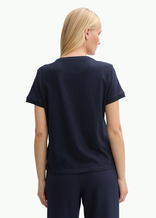 Tom Tailor C Neck T Shirt Real Navy Blue