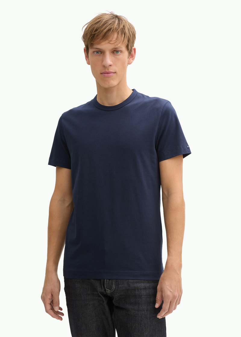 Tom Tailor T Shirt Sky Captain Blue - L66NONUA