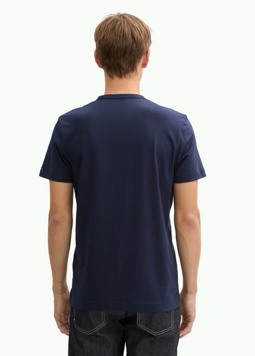 Tom Tailor T Shirt Sky Captain Blue - L66NONUA