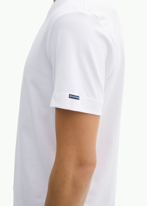 Tom Tailor T Shirt White - L305OPWN