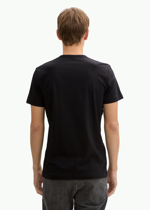 Tom Tailor T Shirt Black - L73ESM54