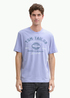 Tom Tailor T Shirt With A Logo Print Cold Purple