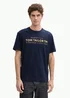 Tom Tailor T Shirt Logo Sky Captain Blue