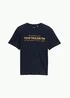 Tom Tailor T Shirt Logo Sky Captain Blue