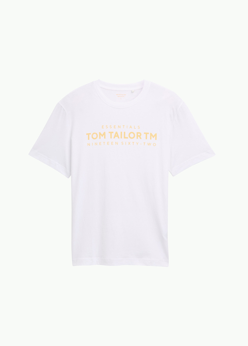 Tom Tailor T Shirt Logo White