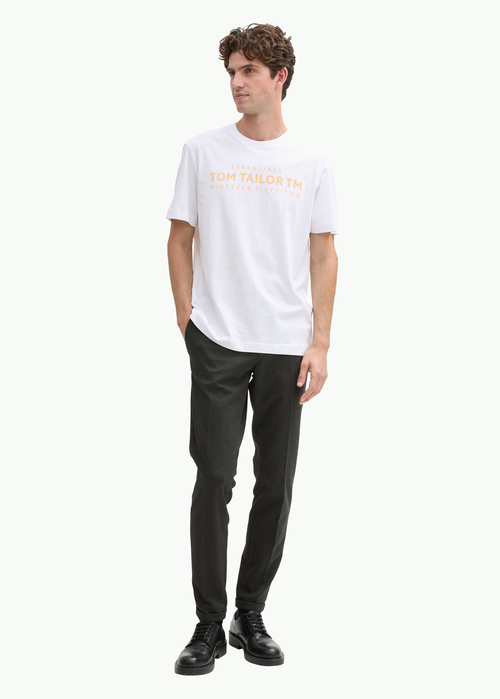 Tom Tailor T Shirt Logo White