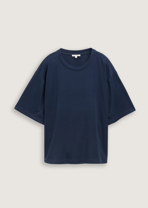 Tom Tailor Tee Sky Captain Blue - 1047232-10668