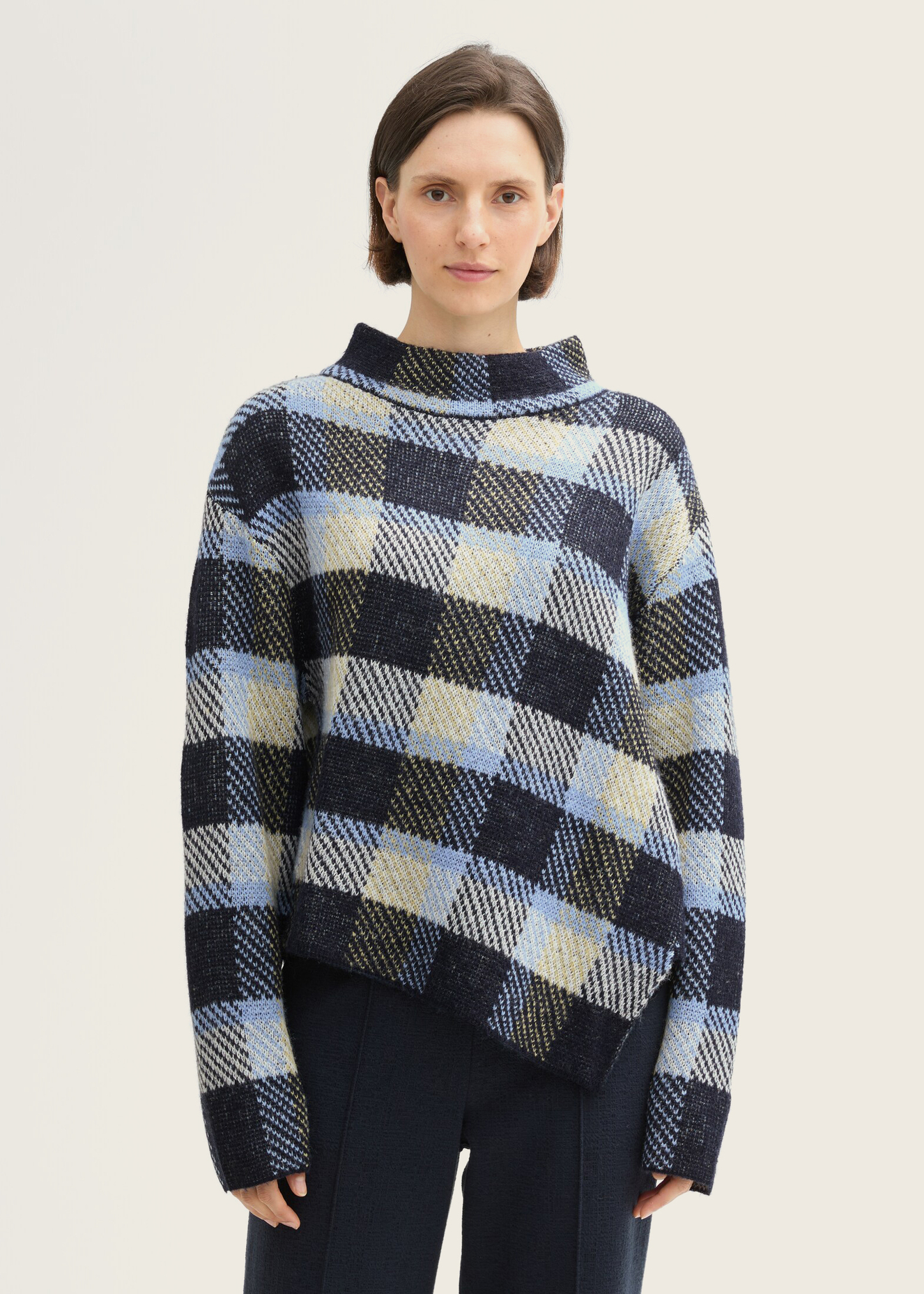 Tom Tailor Sweater Blue Check