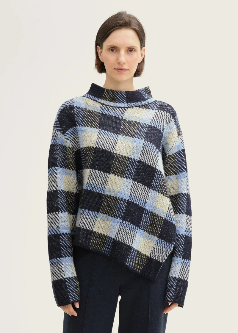 Tom Tailor Sweater Blue Check