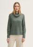 Tom Tailor Knit Turtleneck Sweater Pale Bark Green Melange - 1044058-24775