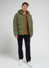 Lee Puffer Jacket Olive Green - L87NNYA61